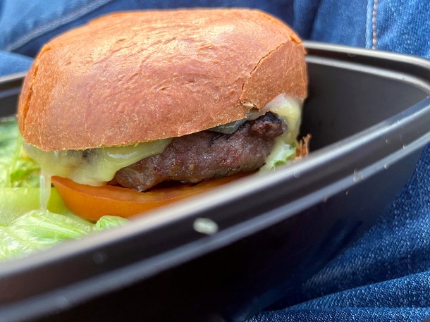 illustrative photo of the burger from Fishmarket Newhaven