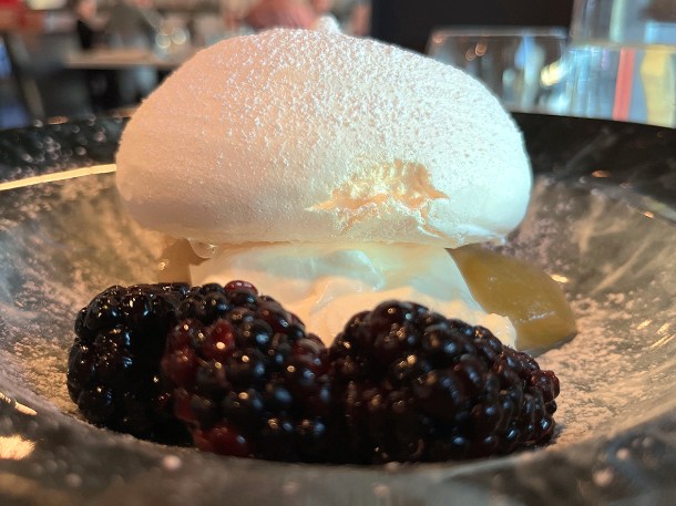 illustrative photo of the pavlova at Fishmarket Newhaven