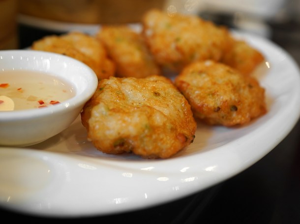 illustrative photo of the cuttlefish patties at Dragon Castle