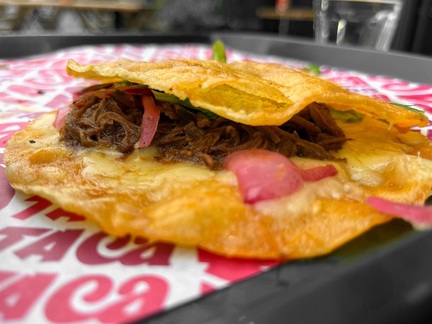 illustrative photo of the mulita at Taca Tacos Deptford