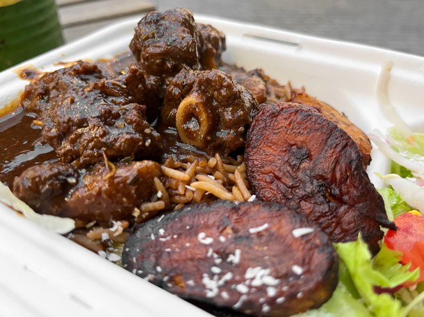illustrative photo of the ox tail at Jerk Yard