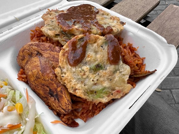 illustrative photo of the saltfish fritters at Jerk Yard