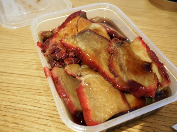 illustrative photo of the char siu from China City Woolwich