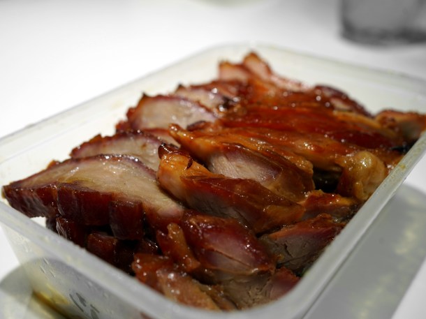 illustrative photo of the char siu from Gold Mine Soho