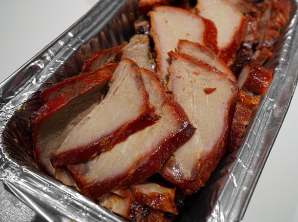 illustrative photo of the char siu from Lotus Garden