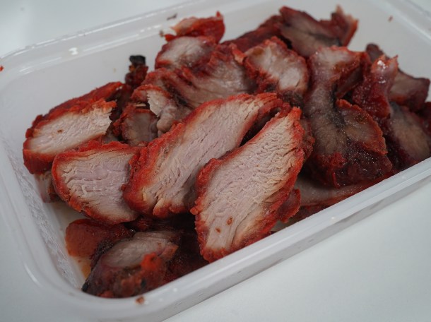 illustrative photo of the char siu from Mapo Surrey Quays