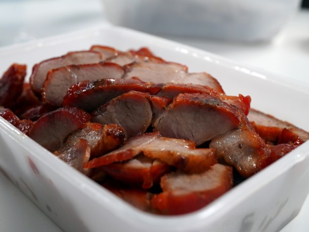 illustrative photo of the char siu from Shao Wei Fan