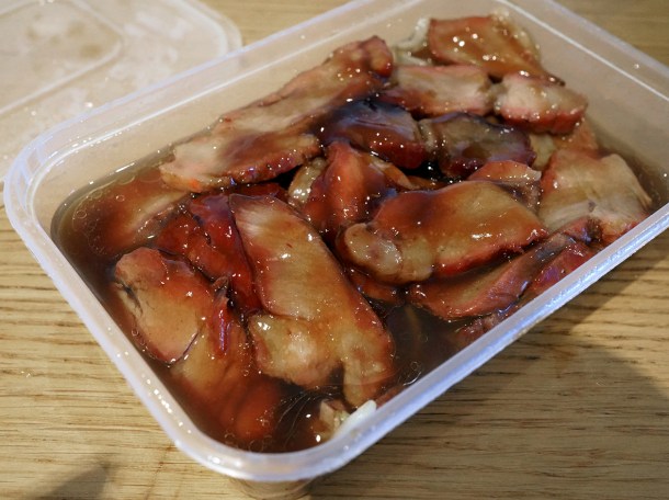 illustrative photo of the char siu from Treasure of China Bromley