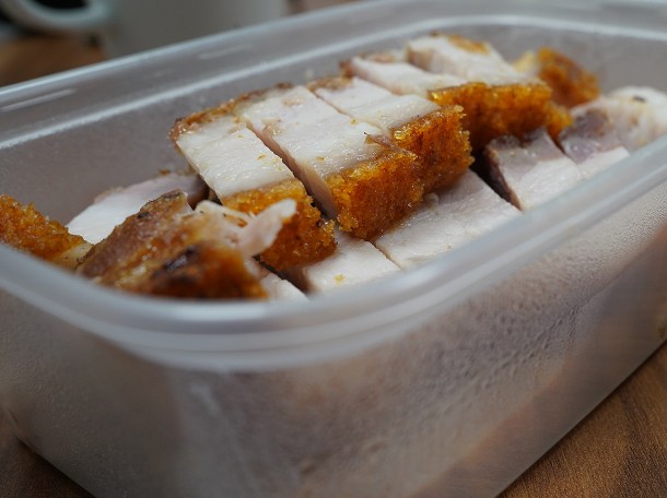 illustrative photo of the crispy roast pork from New Fortune Cookie