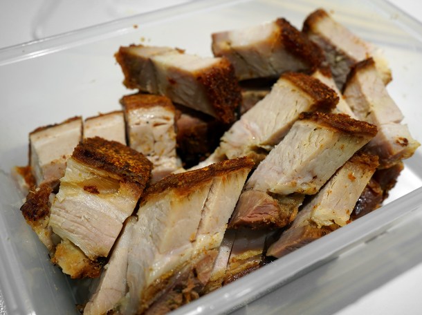 illustrative photo of the crispy roast pork from New Loon Fung