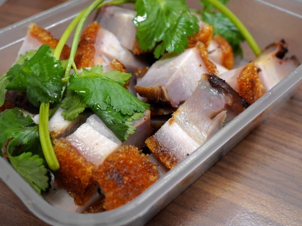illustrative photo of the crispy roast pork from Tao Tao Ju