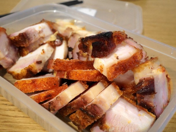 illustrative photo of the crispy roast pork from Tea House Deptford