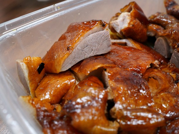 illustrative photo of the roast duck from China City Holborn