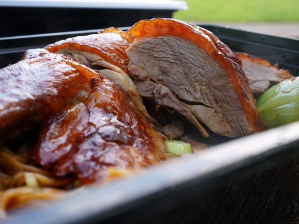 illustrative photo of the roast duck with skin from Fan Hup