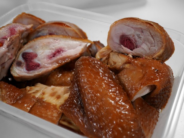 illustrative photo of the soya chicken from London Chinatown restaurant