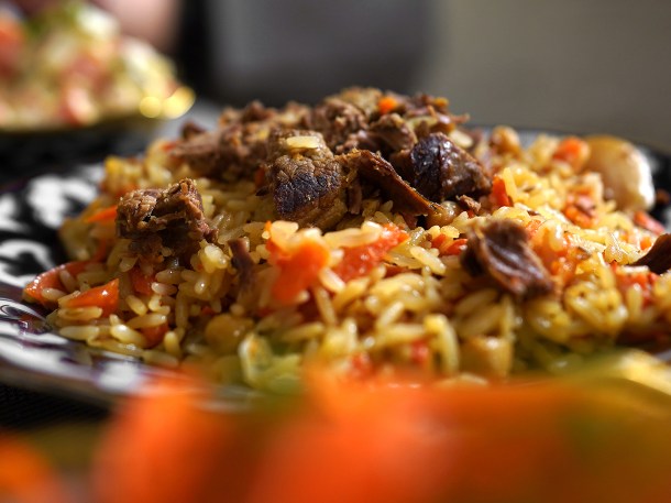 illustrative photo of the plov at Uzbek Corner