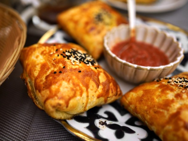 illustrative photo of the somosas at Uzbek Corner
