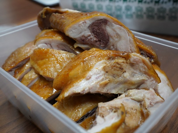 illustrative photo of the soya chicken from Reindeer Cafe