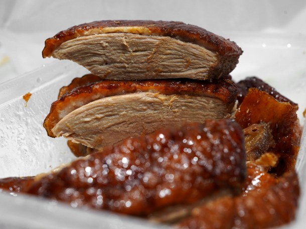 illustrative photo of the roast duck from Pearl Liang
