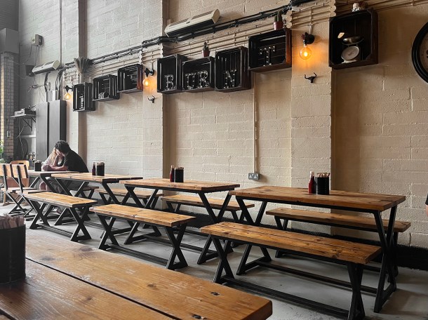 illustrative photo of the interior decor at Burnt Leyton
