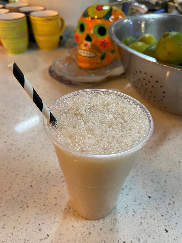 illustrative photo of the horchata at Guacamoles