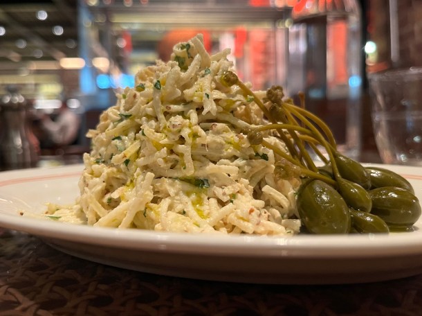 illustrative photo of the celeriac remoulade at Cafe Francois