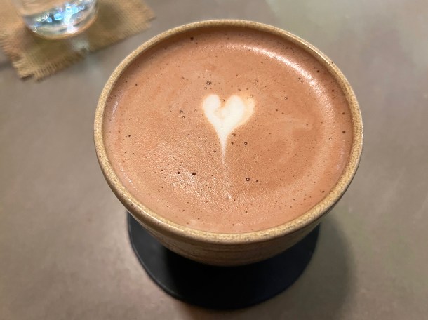 illustrative photo of the hot chocolate at Fonda