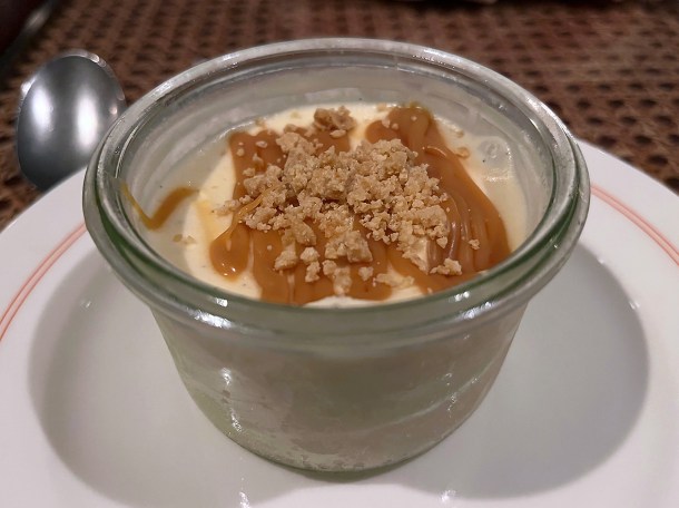 illustrative photo of the vanilla mille feuille at Cafe Francois