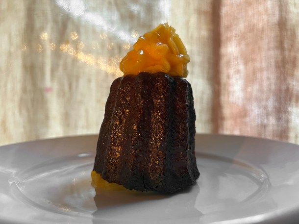 illustrative photo of a canele at Camille