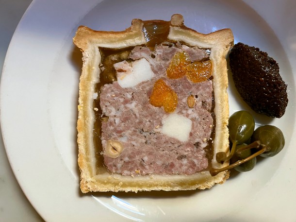 illustrative photo of the pate en croute at Camille