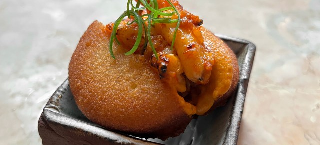 illustrative photo of the bbq prawn akara at Akara London Bridge