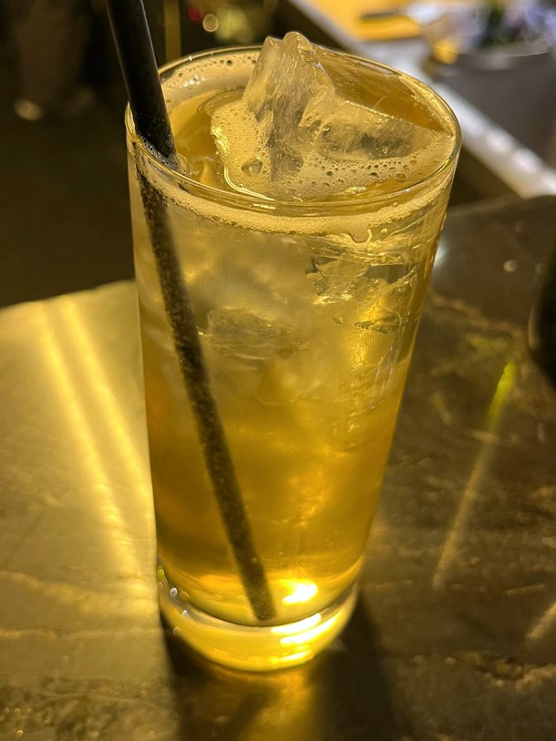 illustrative photo of the plum vinegar drink at Hausu